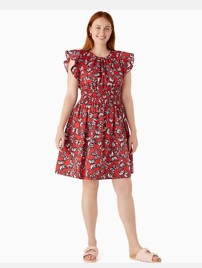 Kate Spade Butterfly Print Blake Dress (Size L)